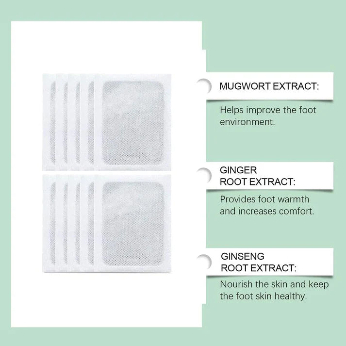 Golden Detox Foot Pads 🔥 Pack of 10 + Buy 1 Get 1 FREE – Limited Time Offer!